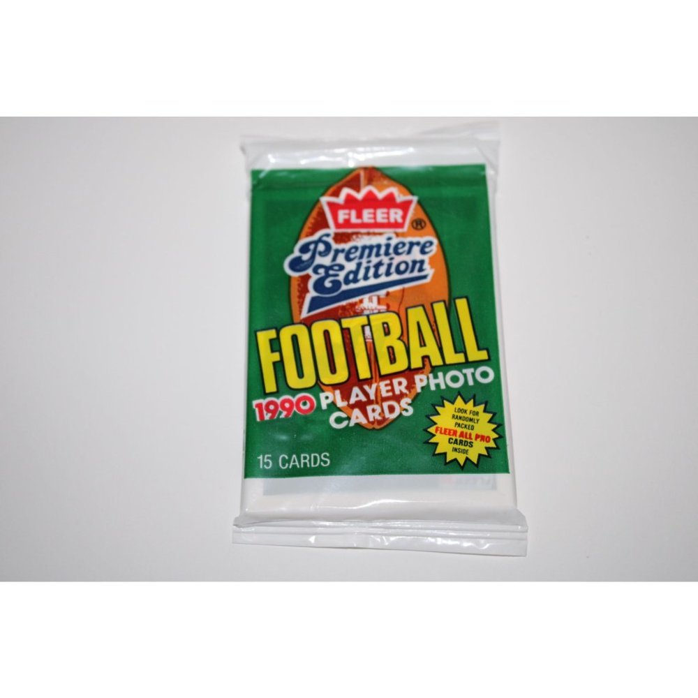 1990 Fleer Premiere Edition Football Cards NFL Vintage 3 Packs/45 Cards NEW